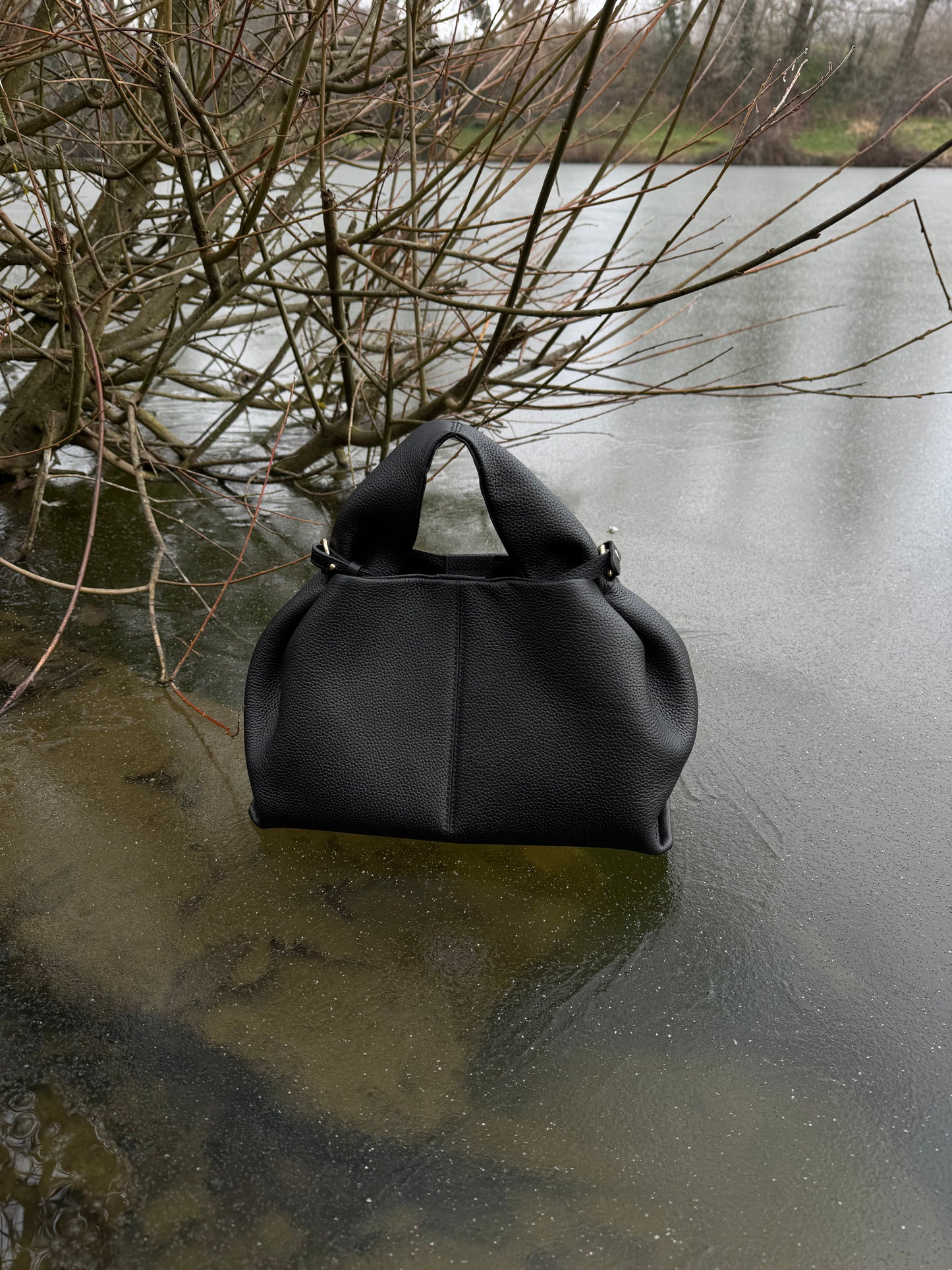 LANA PARIS | Le Sac Louisa Marie • Noir Obscur